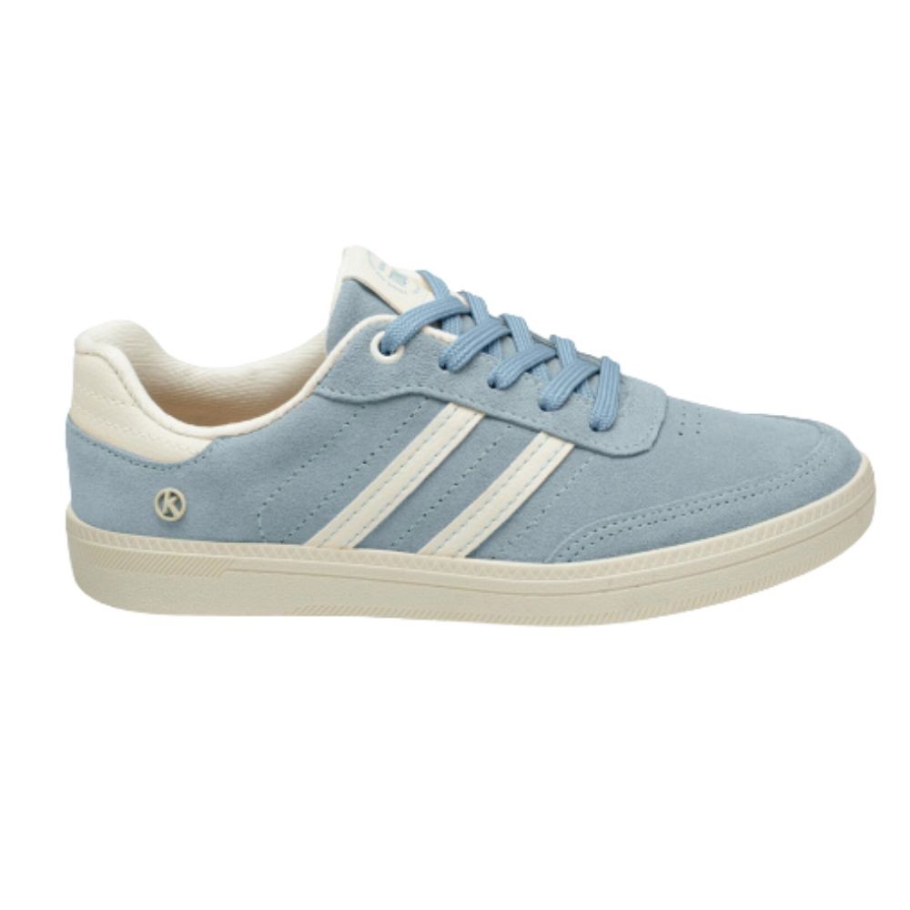 tenis feminino kolosh arbo em couro azul ceu