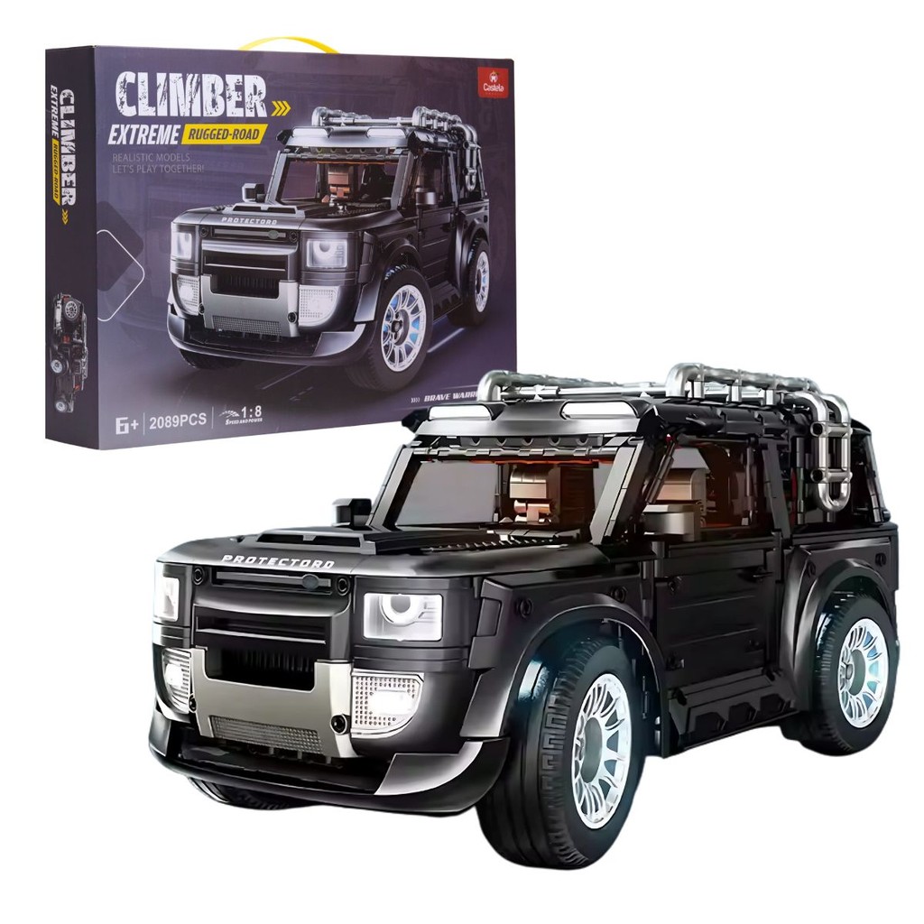 Blocos De Montar Carro 1:8 Off Road 2089 Peças - Castela em Oferta na Shopee