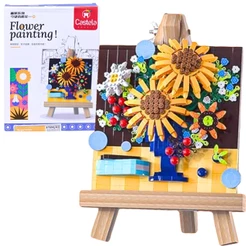 Blocos de Montar com Cavalete de Girassol - Castela