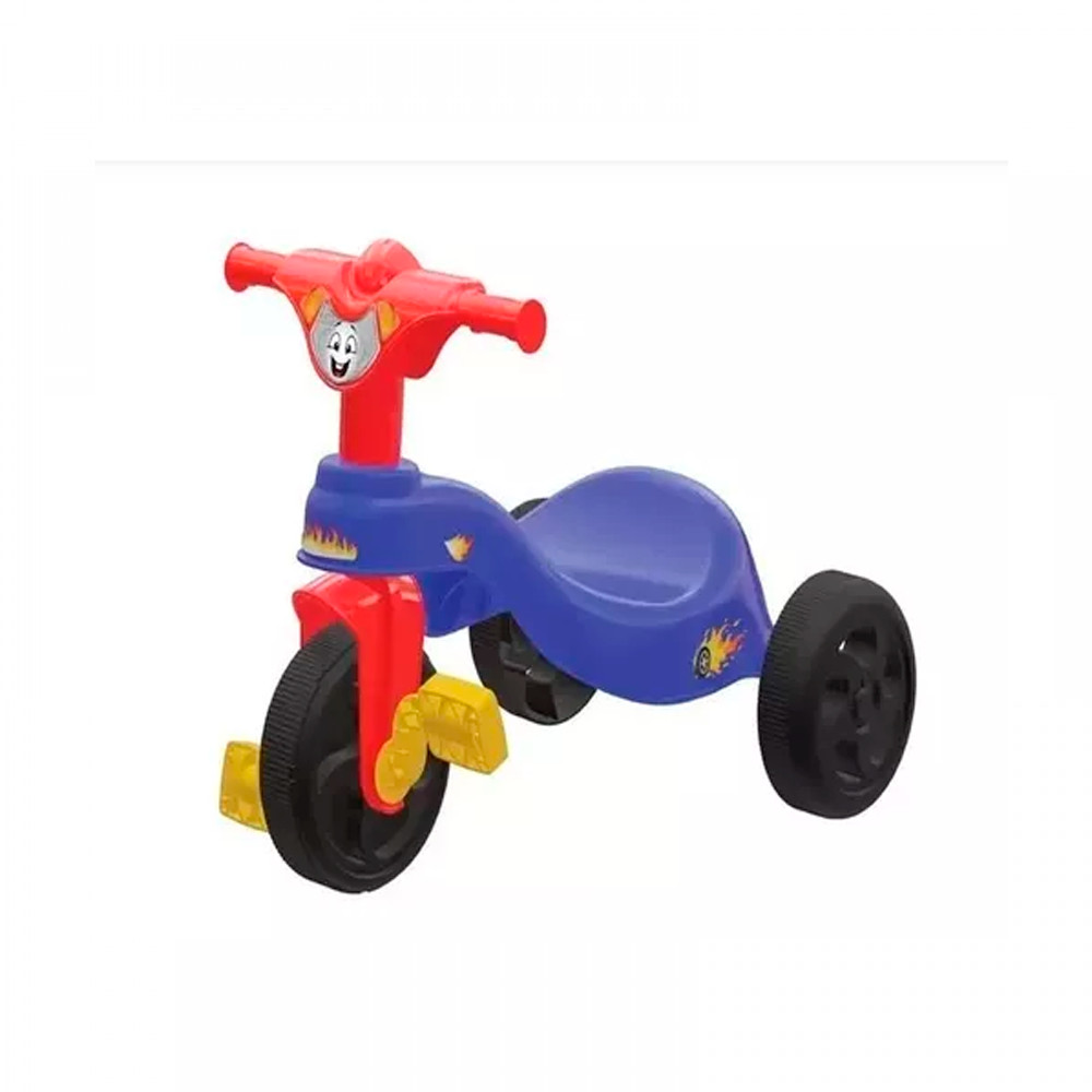 Triciclo Motoca Fast Azul Infantil Pais & Filhos