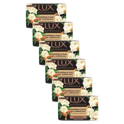 Kit 6 Sabonete em Barra Lux Botanicals Glicerinado Gardênia e Óleo de Amêndoas 85g