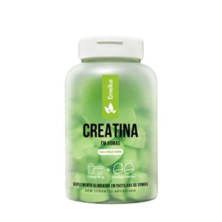 Creatina em Gomas Sabor Maça Verde 60 Gummy Emellus em Oferta na Shopee