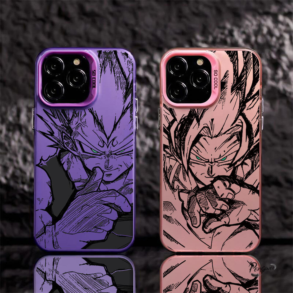 Capa Para POCO X7 Pro X6 X5 F3 X3 F6 M6 M4 11 LITE C75 C65 Super Saiyan Luxo IMD PENGWEI