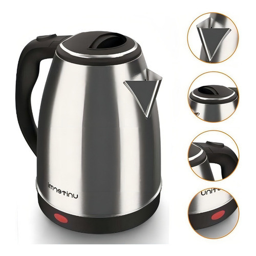 Chaleira Eletrica Atacama 1,8l Prateado 127 V Unitermi 1200 W