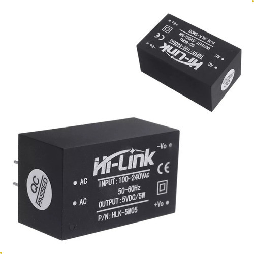 Mini Fonte 5v Hlk-5m05 100-240vac 600ma 3w - Hi-link