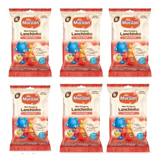 Mucilon Meu Primeiro Lanchinho Sabor Tomate - C/6