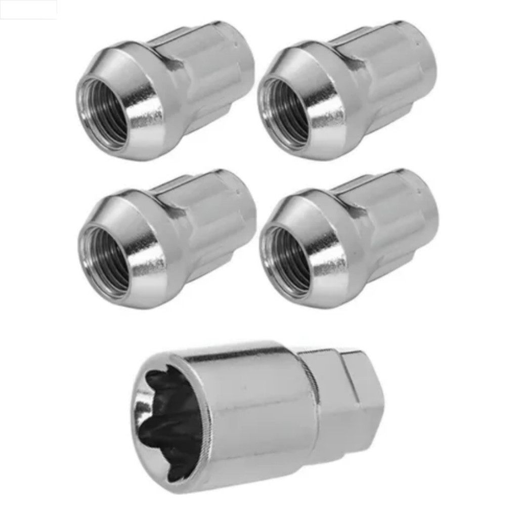 Kit Parafuso E Porca Antifurto Para Estepe Ecosport 03 A 14