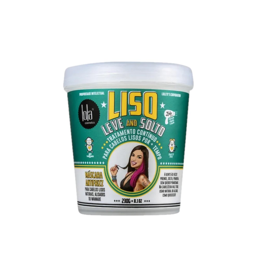 Lola From Rio Liso Leve and Solto - Máscara Condicionadora 230g
