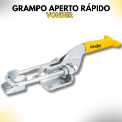 Grampo Aperto Rápido Tipo Tensor GTV 300 Aço Zincado Vonder