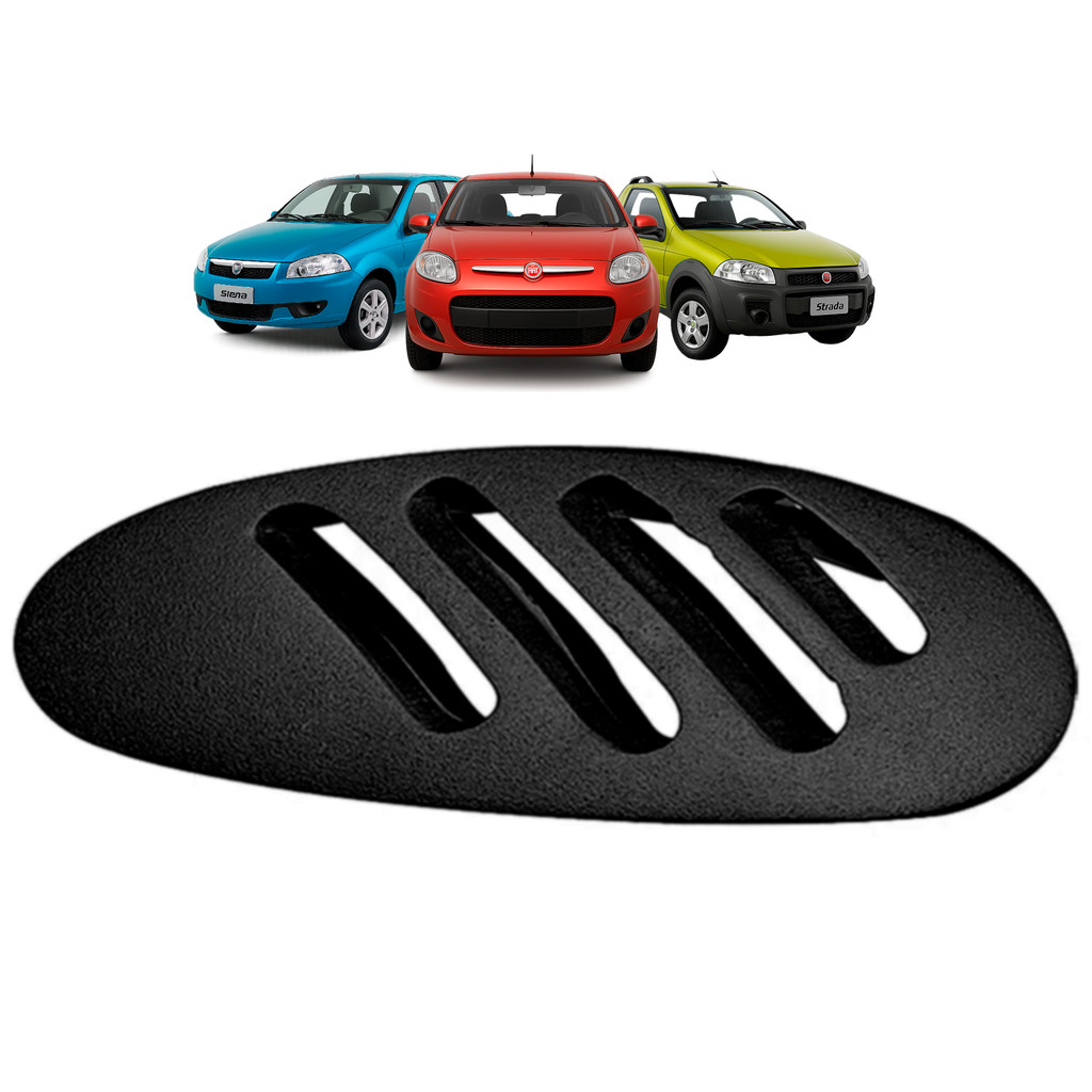 Difusor Saida De Ar Painel Palio Fire G1 G2 - Preto