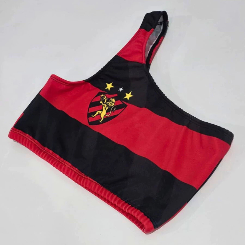 Top Cropped Blusinha 1 Ombro Só Mula Manca Leão da Ilha Fitness Academia Times Personalizado Promoção