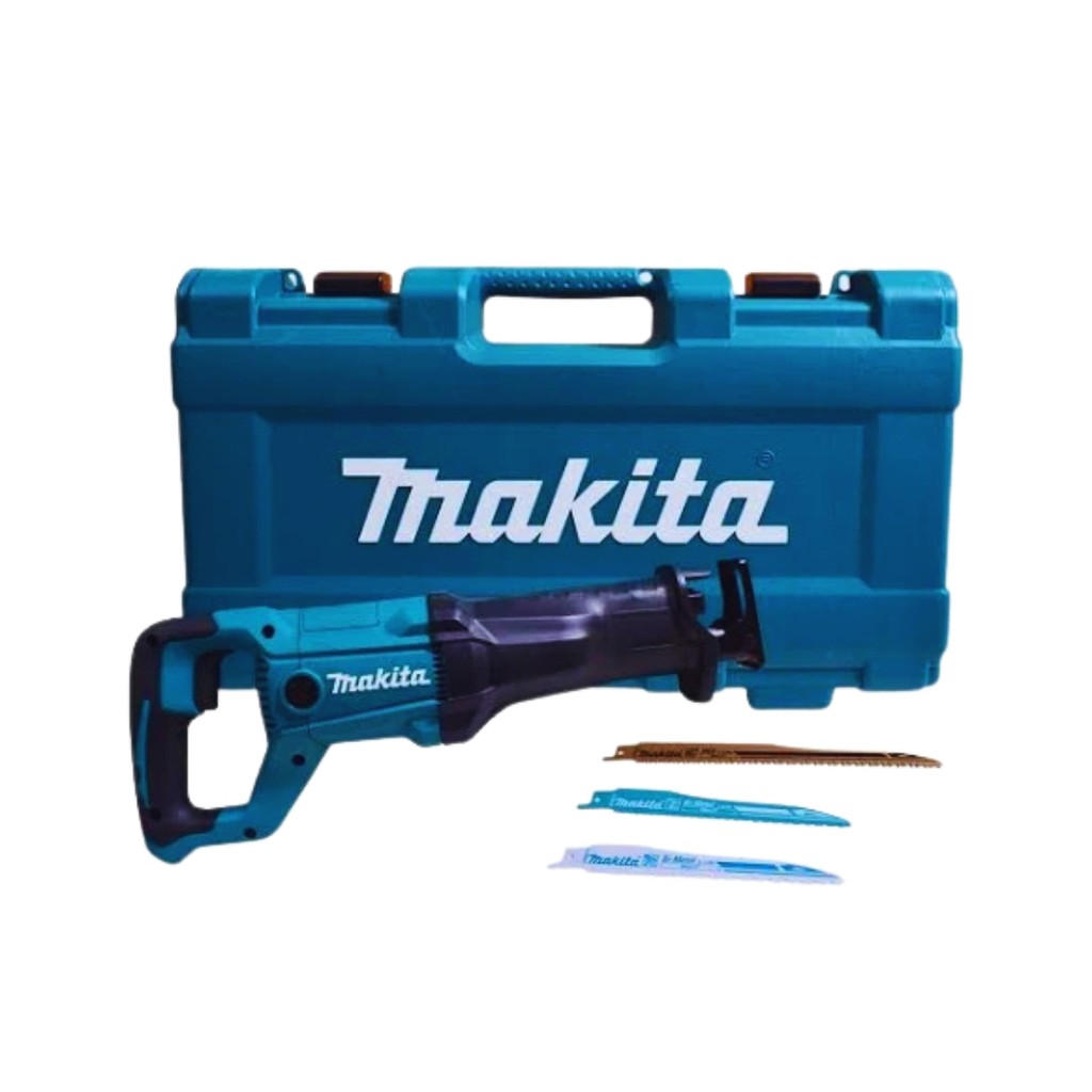 Serra Sabre Makita 1.200W para Cortes de Madeira Metal JR3051TK-127V