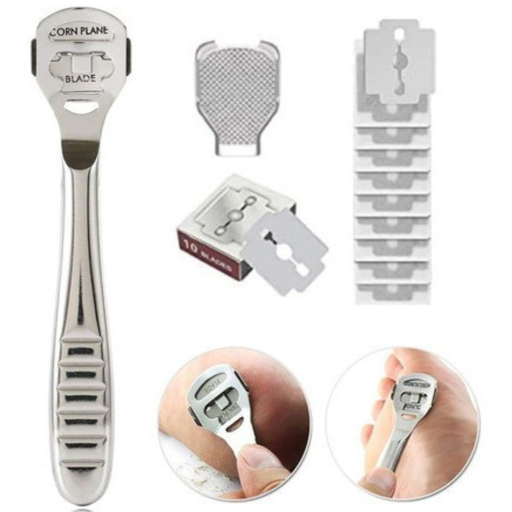 Raspador De Calos E Rachaduras Pele Morta Grossa Pé Mão Inox em Oferta na Shopee