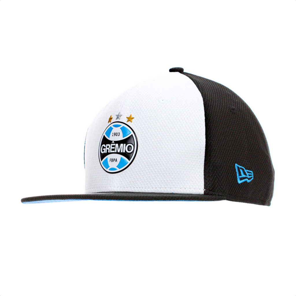 Boné New Era 9Fifty Original Fit Grêmio Diamont Aba Reta Branco - Único em Oferta na Shopee