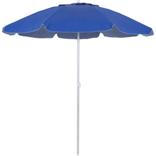 Guarda-sol em Bagum e Haste de Alumínio 1,60m Azul Royal Bel em Oferta na Shopee