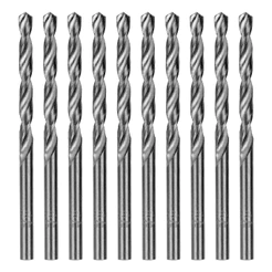 BROCA ACO RAPIDO STANDARD, PARA METAL, POLIDA, HASTE CILINDRICA, 4,5MM, 10PCS // MTX