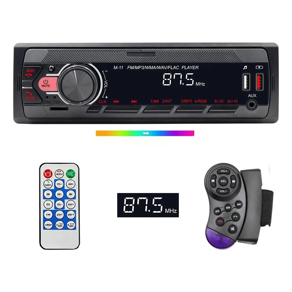 Mp3 Automático Estéreo 2usb Bluetooth 1din