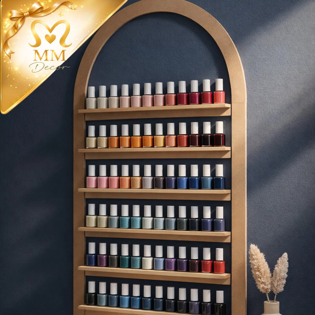 Expositor Profissional de Esmaltes Arco em MDF para Salão 10 andares +Resistente — imagem 2 de 2