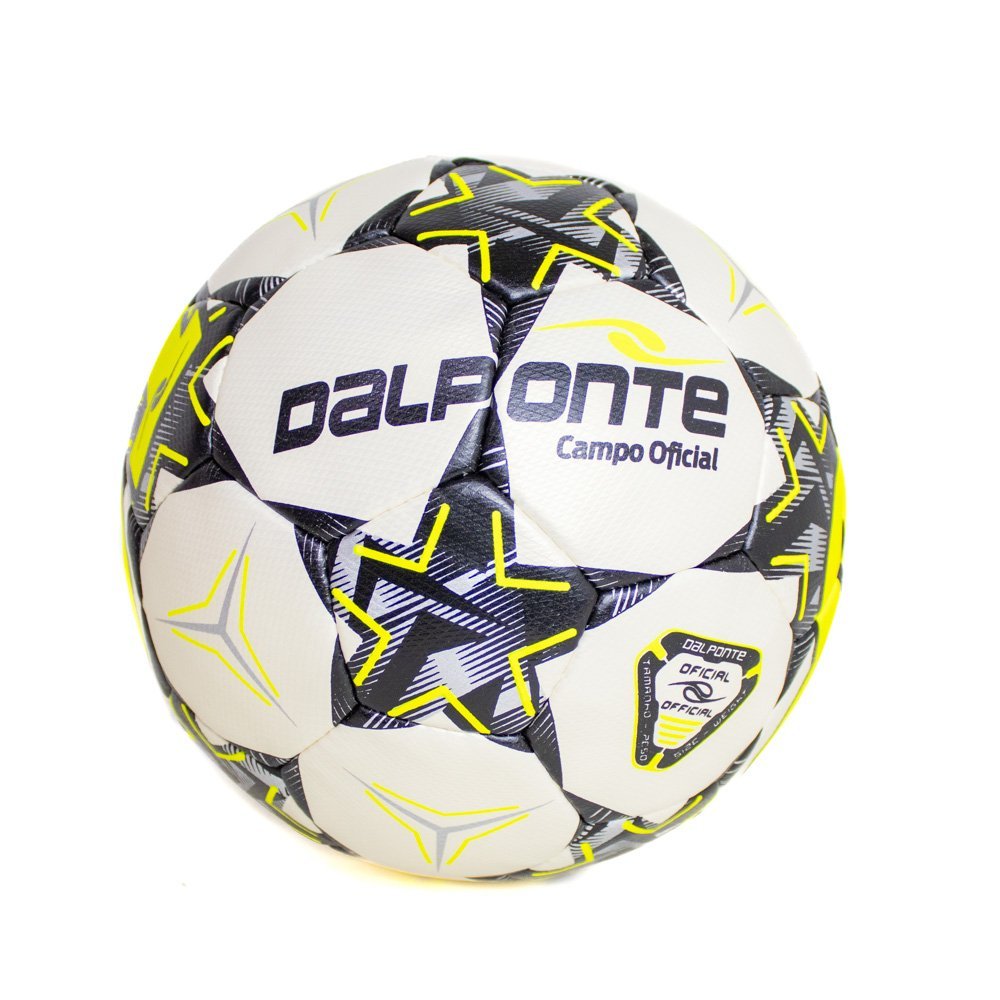 Bola Campo Dalponte 81 Astro Microfibra Branca Branco Preto Oficial Resistente