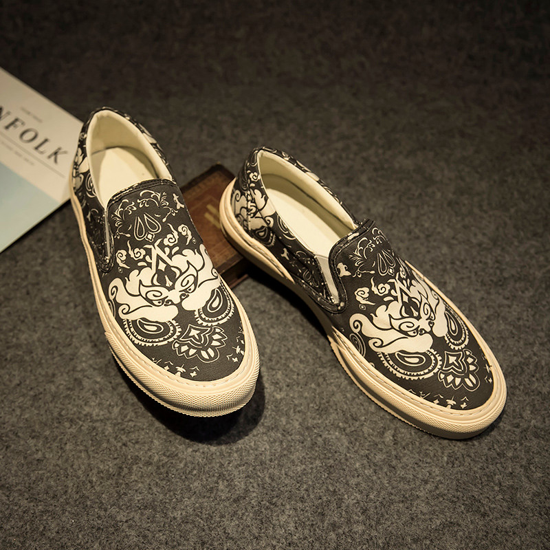 Sapatos de lona masculinos deslizamento-em sapatos de verão sapatos jeans masculinos mocassins casuais Street Wear sapat