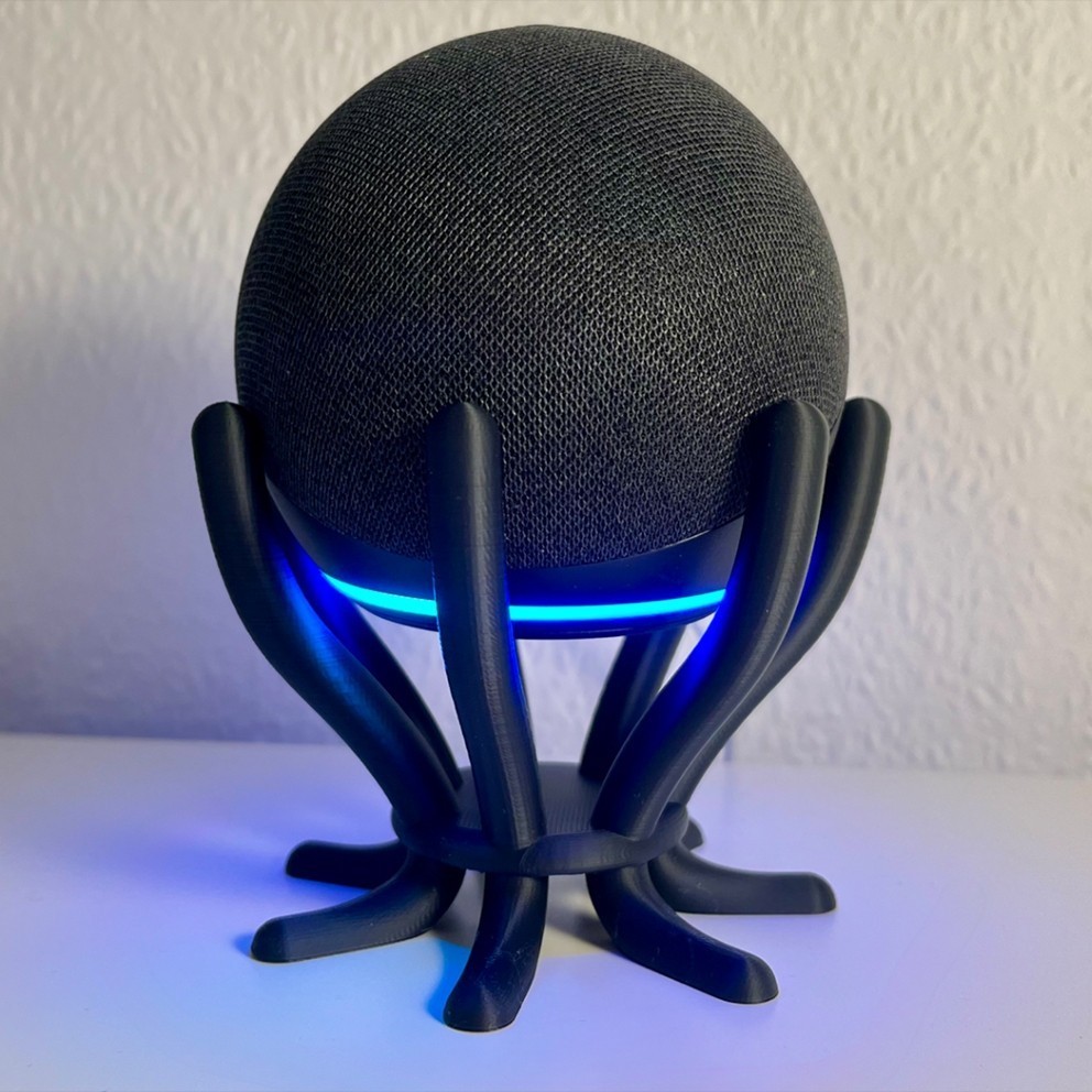 Suporte Para Alexa Echo Dot 4ª e 5ª Geração Base De Mesa Minimalista Moderna