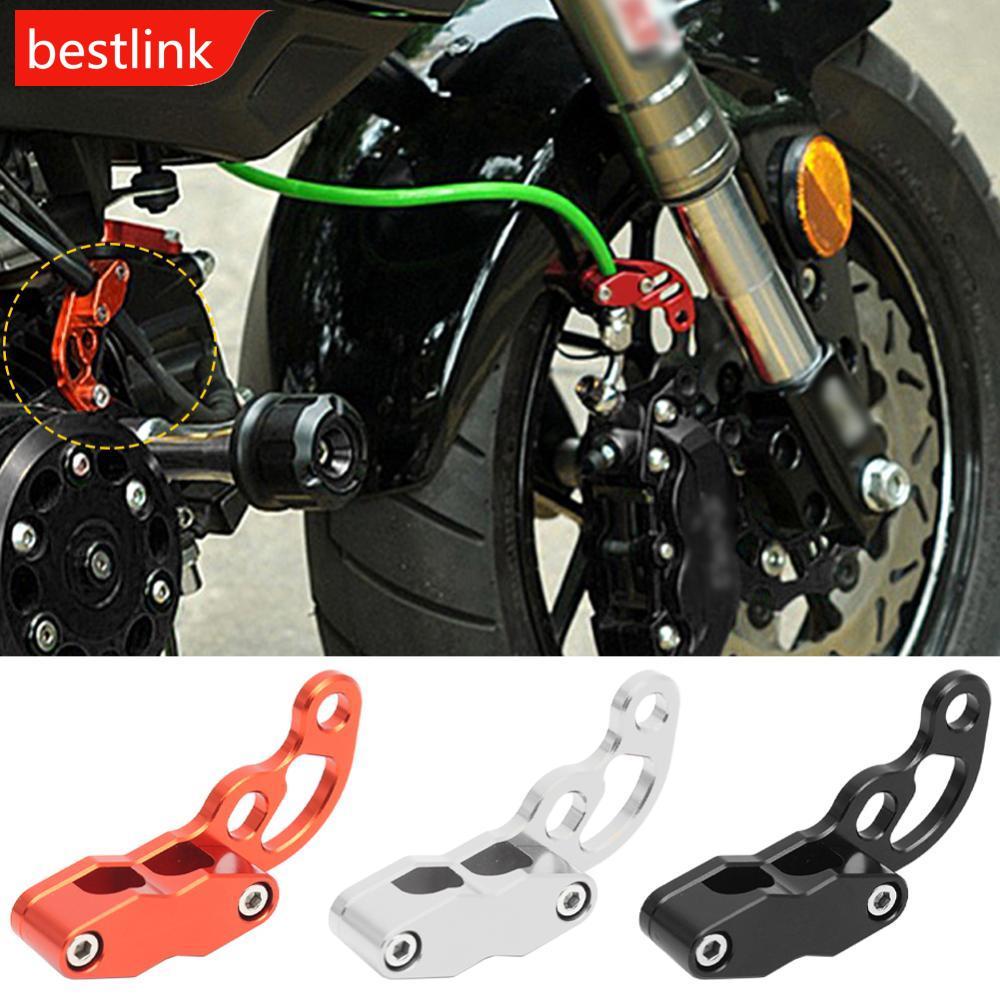 BESTLINK Motocicleta CNC Frente Duplo Furo Linha De Freio Mangueira Braçadeira Titular Para YAMAHA MT07 R6 R3 MT 03/07/0