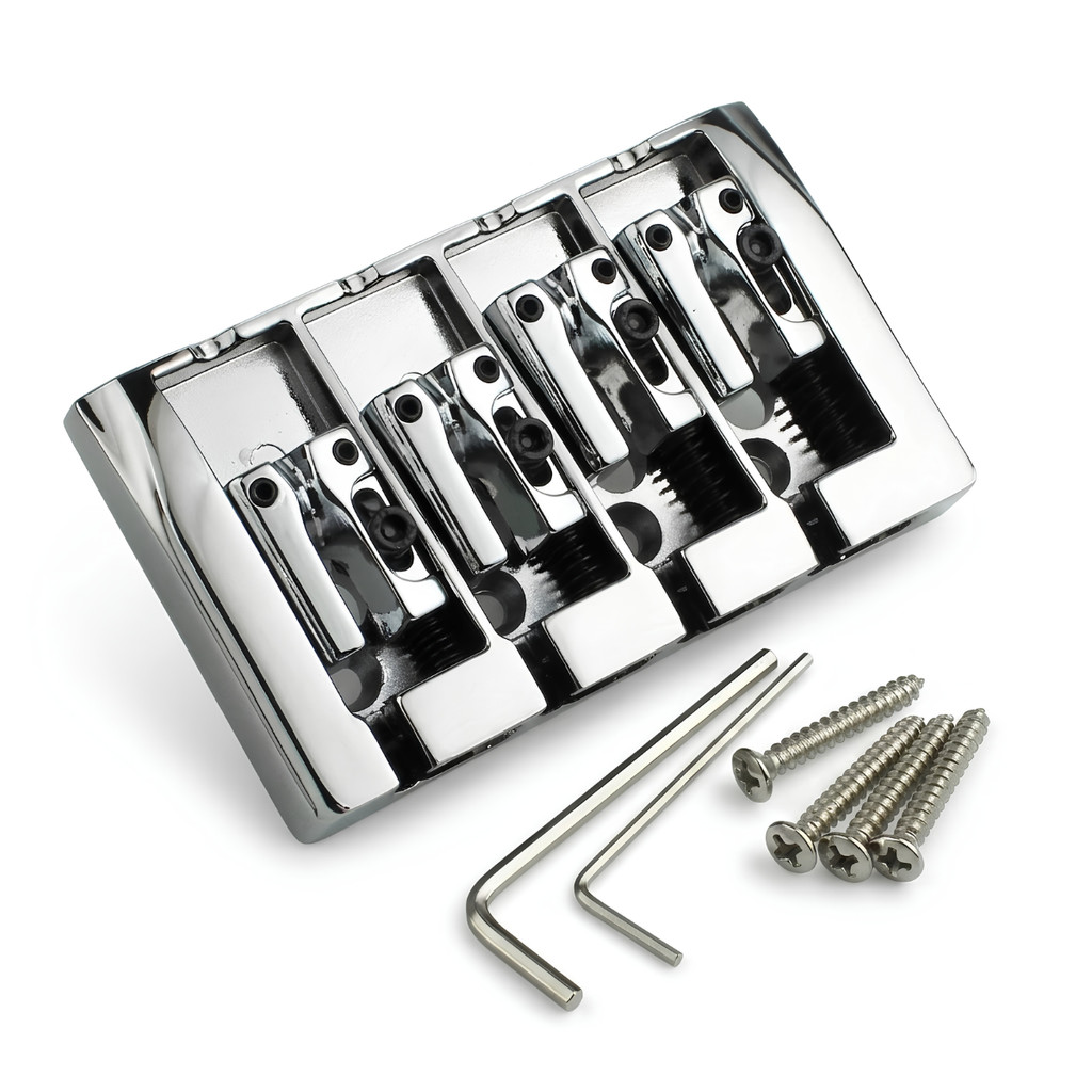 Ponte Para Contra Baixo Estilo Jazz Bass E Precision Bass 4 Cordas High Mass A-Style Thida Cromado