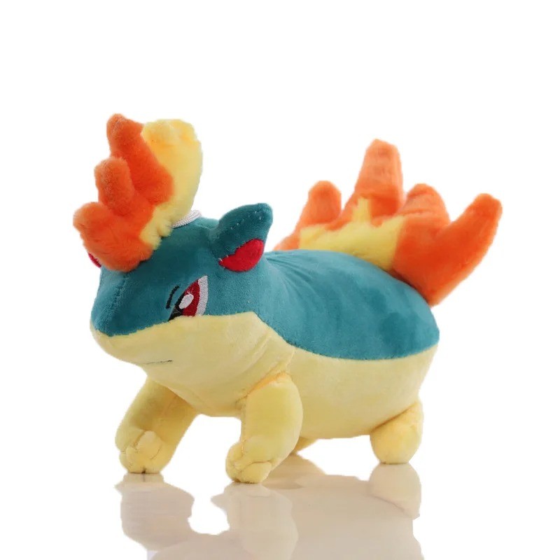 Pokemon Cyndaqui Brinquedos De Pelúcia Quilava Bonecas Typhlosion Peluche Hobbies Coleção Presentes De Aniversário De Na