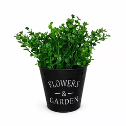 Arranjo Garden Preto Eucalipto Artificial Decorativa