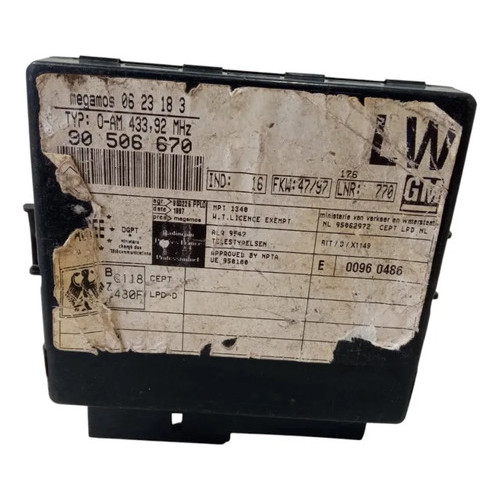 Módulo Central Alarme Gm Vectra Astra 1997 A 2005 90506670