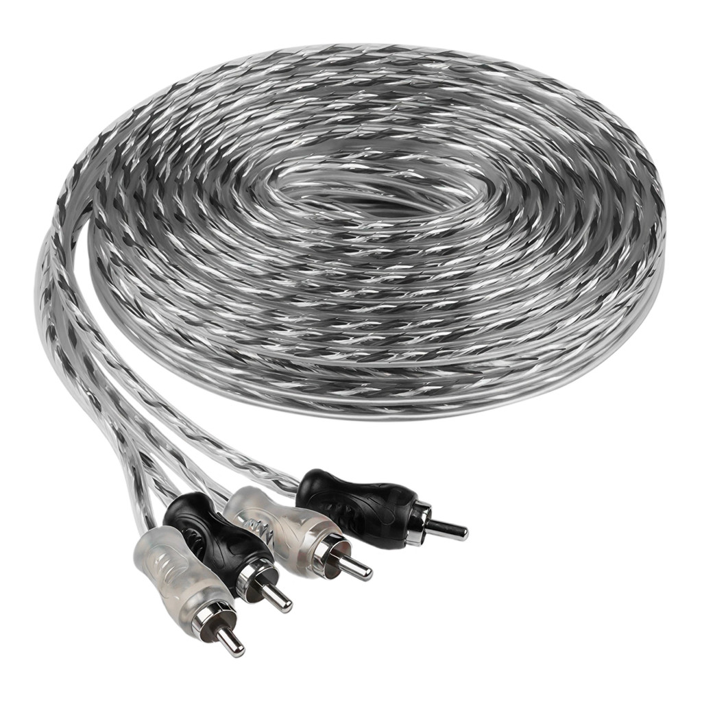 Cabo Rca Silicone Injetado Espiral Permak 5 Metros Automotivo