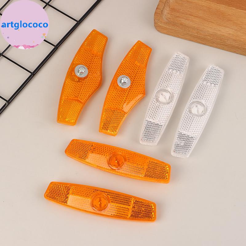 Artglococo 1 Par De Luz De Advertência Para Bicicleta , Refletor De Raio De Roda De Ciclismo Noturna , Refletores De Mon