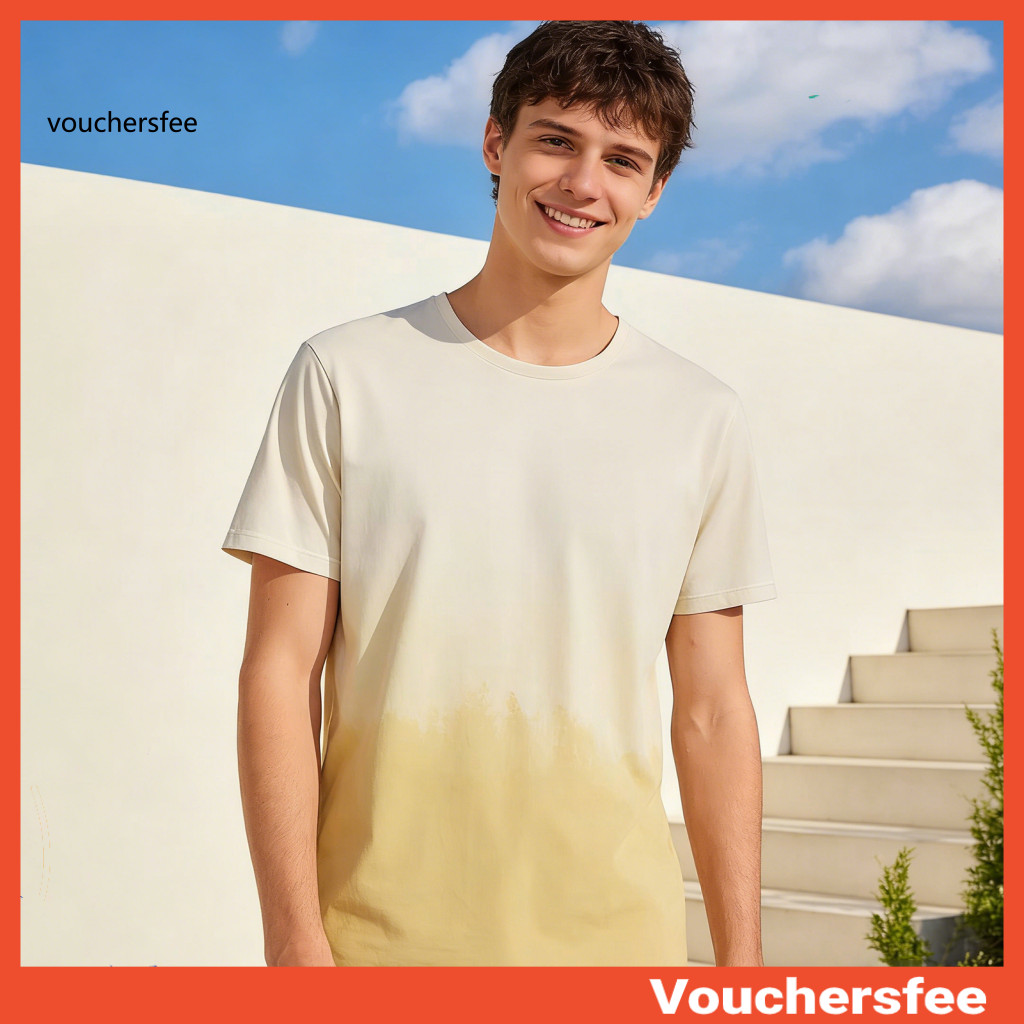 Men Tee Shirt Tops Men's Summer Breathable O-neck Short Sleeve T-shirt Loose Fit Sport Lightweight Casual Pullover Top f