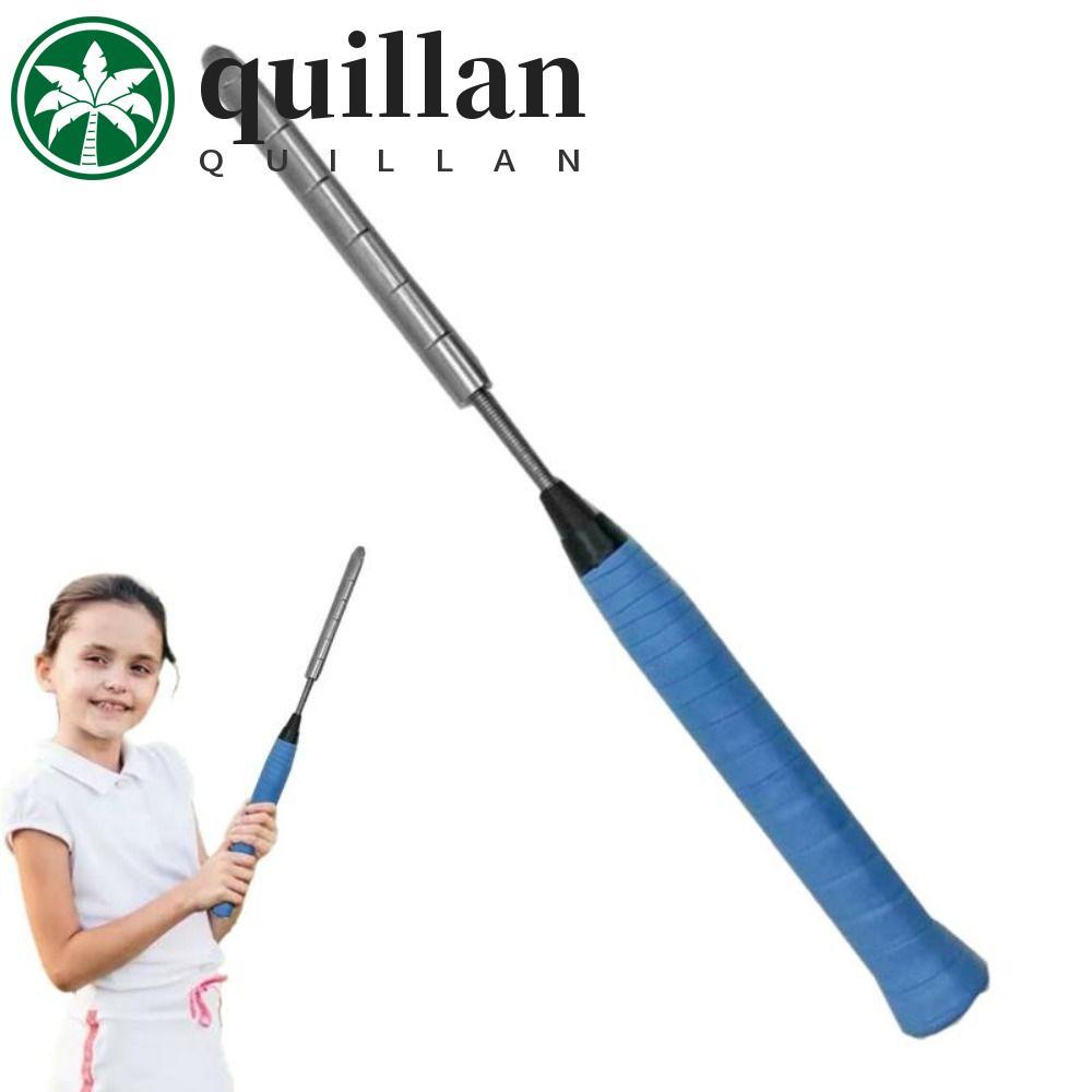 Vara De Treinamento De Badminton QUILLAN , Treinador De Balanço Ajustável Com Força De Pulso De Dedo , Destacável