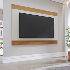 Painel para TV até 75 Polegadas 200CMX140CM Nilo Branco