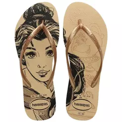Havaianas Slim Disney Dourado Metalico/Rose Gold