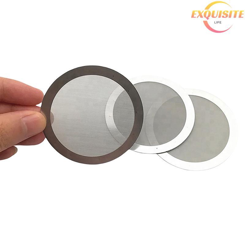 [EL-t] 1 Peça Disco De Filtro Ultrafino Aço Inoxidável De Metal Para Cafeteira Aeropress Acessórios De Café De Cozinha N