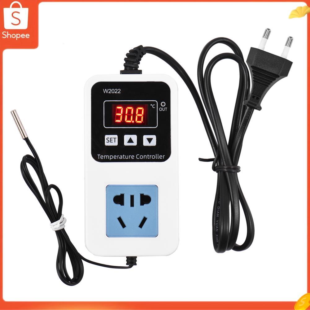 Hap Geevorks Controlador de temperatura Tomada digital Termostato Plug 110-220V 10A 1500W Interruptor de controle de