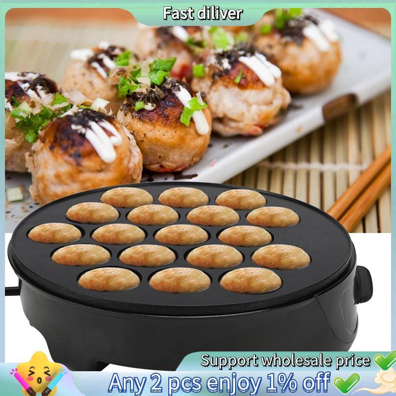 Máquina Takoyaki Doméstica Bola Mini Assadeira Elétrica De Café Da Manhã Plugue Ue