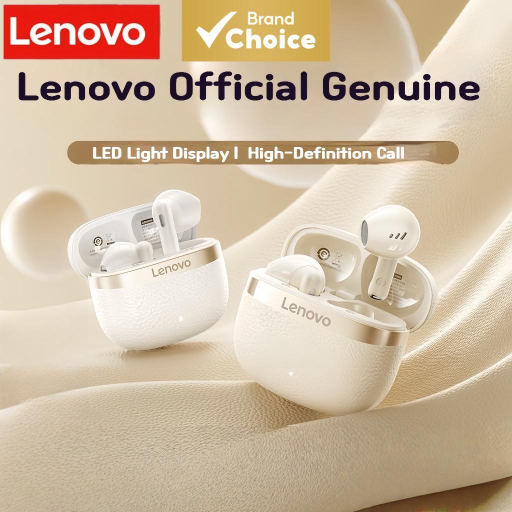 Fones de Ouvido Bluetooth Lenovo EA169 TWS, versão 5.4, semi-in-ear, com display LED, cancelamento de ruído e bateria de