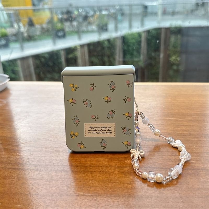 Capa para Motorola Razr 60 Ultra / 60 / 50 Ultra - Estampa Floral Delicada Azul