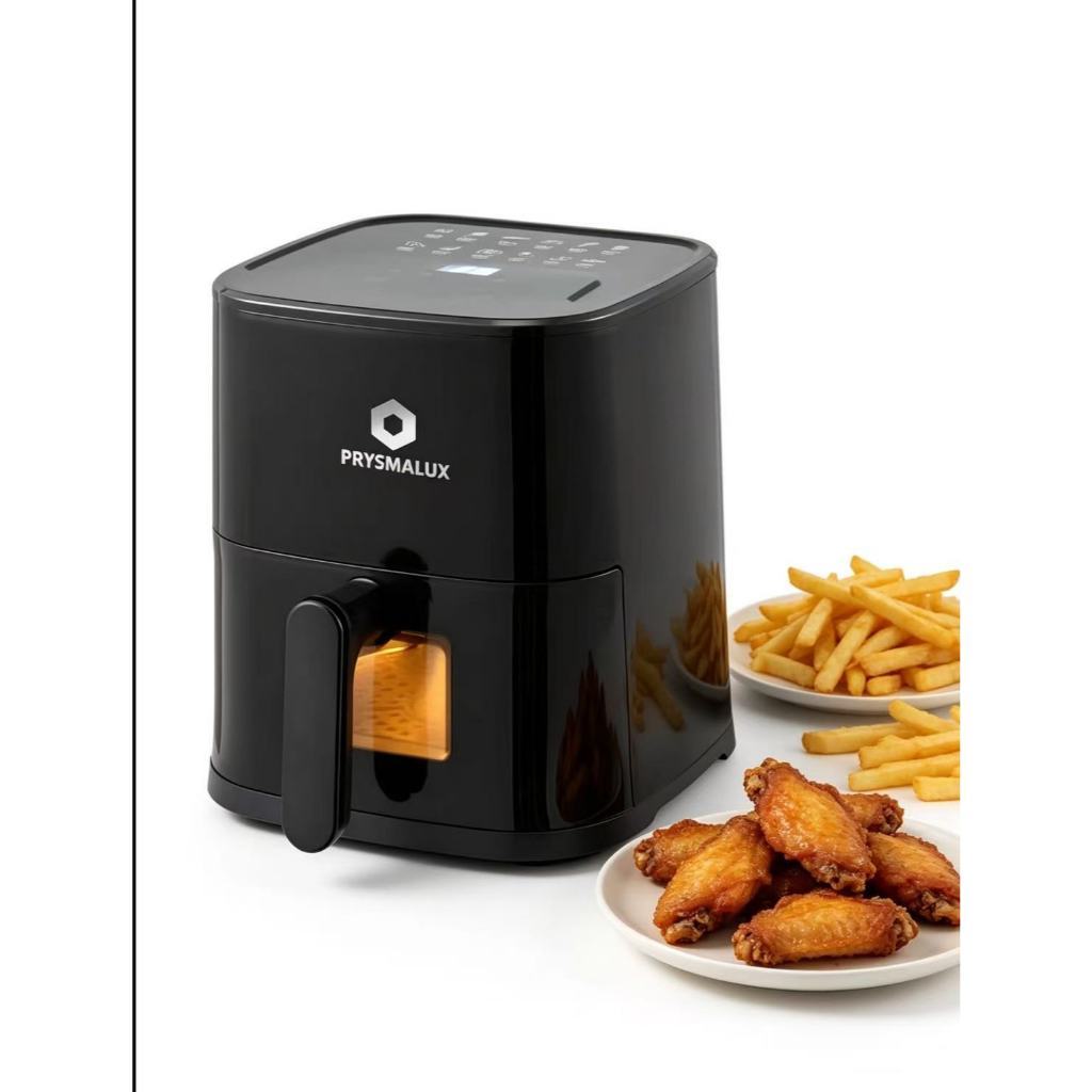 Fritadeira a Ar Digital de 5,5 L e 1500 W com Controle por Toque e Visor