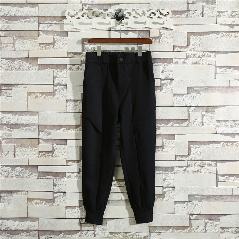 Outono inverno estiramento mais magro olhar calças magras escuro Yohji Yamamoto estilo Leggings Street Wear Harem calças