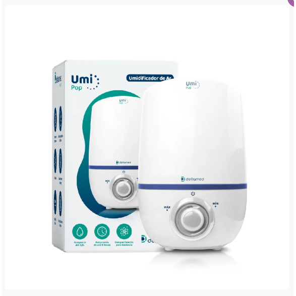 Umidificador De Ar Dellamed Ultrassônico Umi Ultra 4,3l Cor Branco 110V/220V