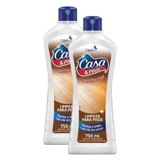 kit 2 Limpeza para Pisos Casa e Pisos Laminados 750ml em Oferta na Shopee