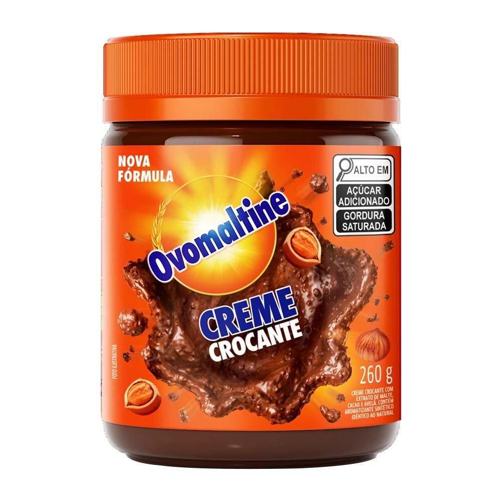 Creme Crocante Ovomaltine Achocolatado 260g em Oferta na Shopee