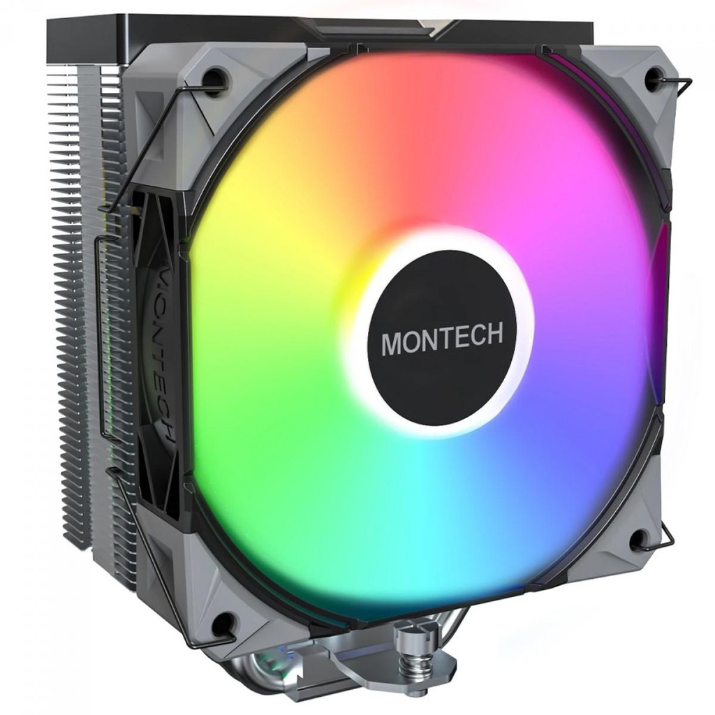 Cooler para Processador Montech NX400 ARGB, 120mm, Intel-AMD, Preto, NX400 ARGB