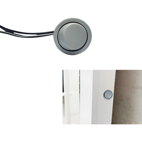 1x Interruptor Bolinha Simples Embutir Movel  Cinza Cabo
