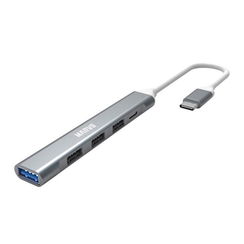 HUB Marvo UH008, USB 3.0, Metal, UH008