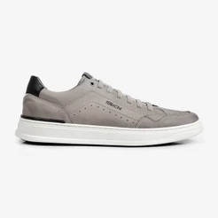 Sapatênis Masculino Casual Couro Ferracini Conforto Esportivo Gold Cinza 2071B
